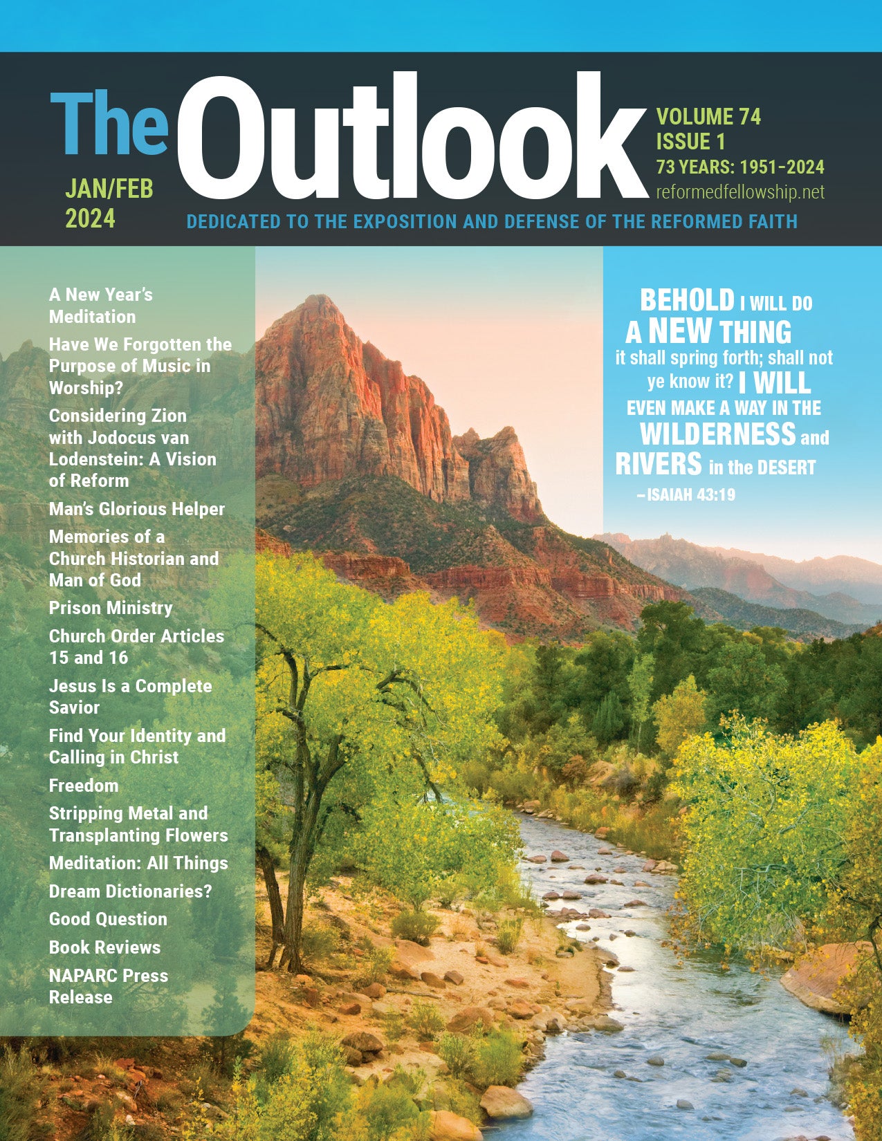2024-01 Outlook January February Digital Volume 74 Issue 1 2024-01 Outlook January February Digital Volume 74 Issue 1