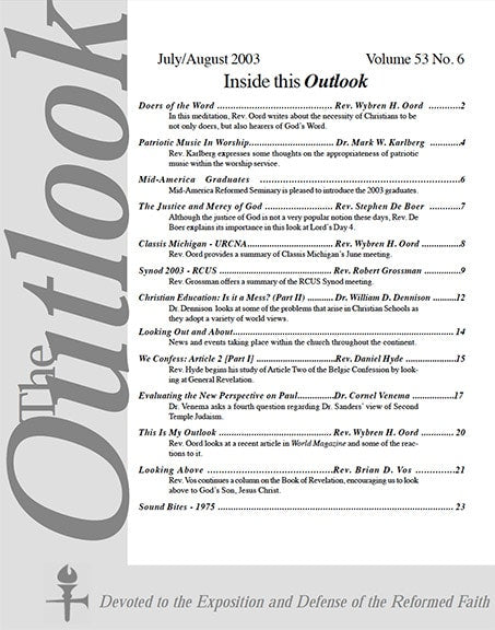 2003-07-JulAug Outlook Digital - Volume 53 Issue 7 2003-07-JulAug Outlook Digital - Volume 53 Issue 7