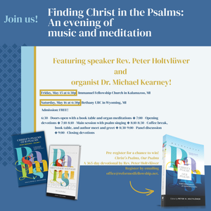 Reformed Fellowship Newsletter April 2026