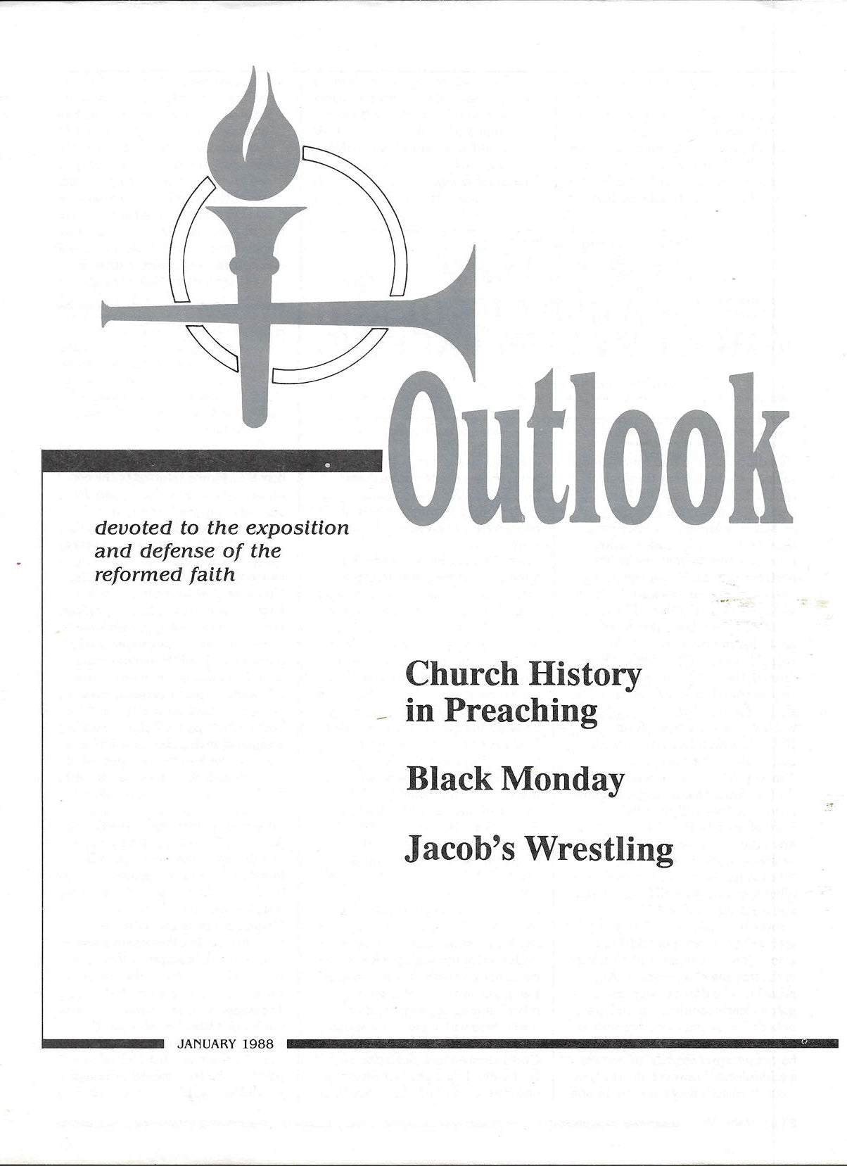 1988-01 January Outlook Digital - Volume 38, Issue 1