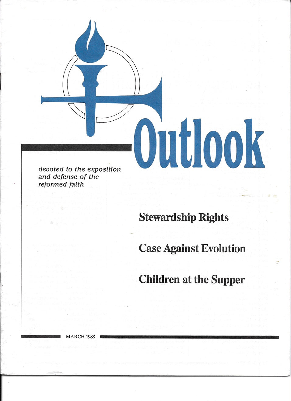 1988-03 March Outlook Digital - Volume 38, Issue 3