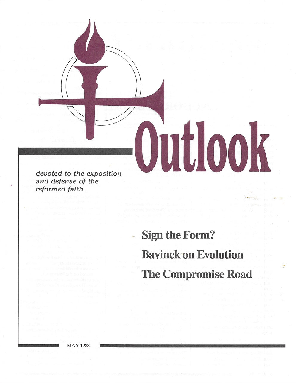 1988-05 May Outlook Digital - Volume 38, Issue 5
