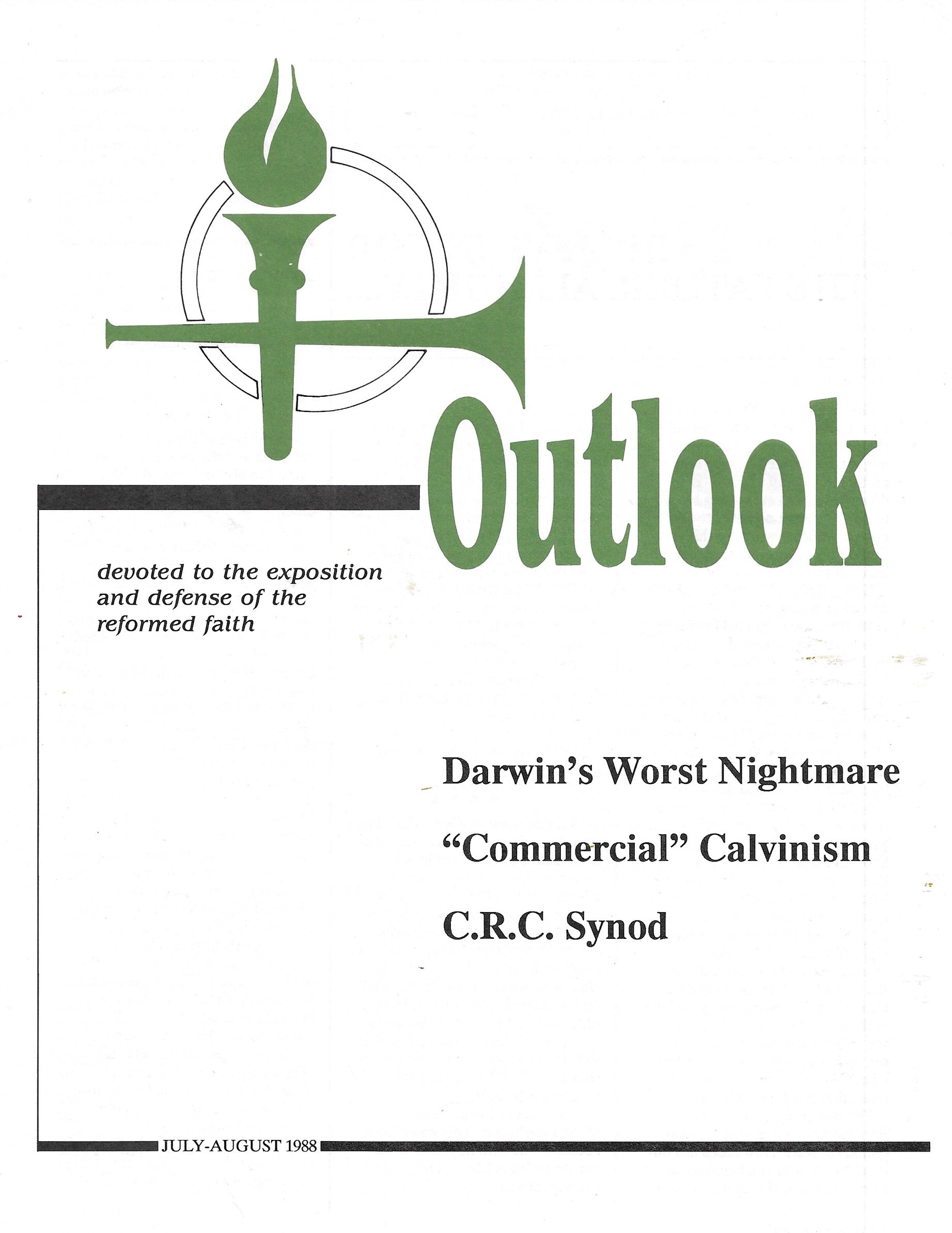 1988-07 July August Outlook Digital - Volume 38, Issue 7