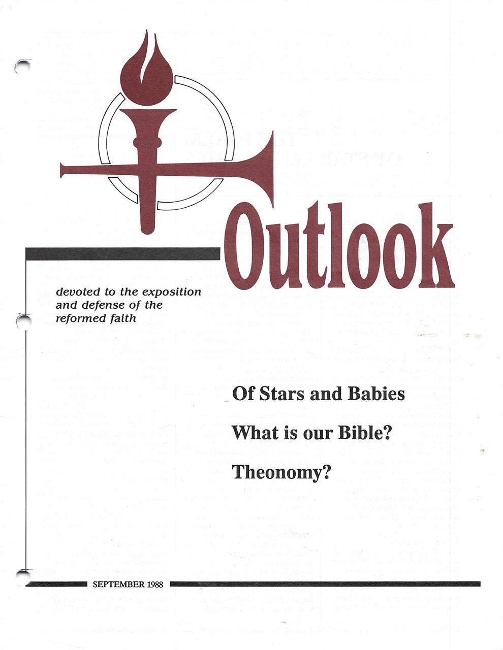 1988-08 September Outlook Digital - Volume 38, Issue 8