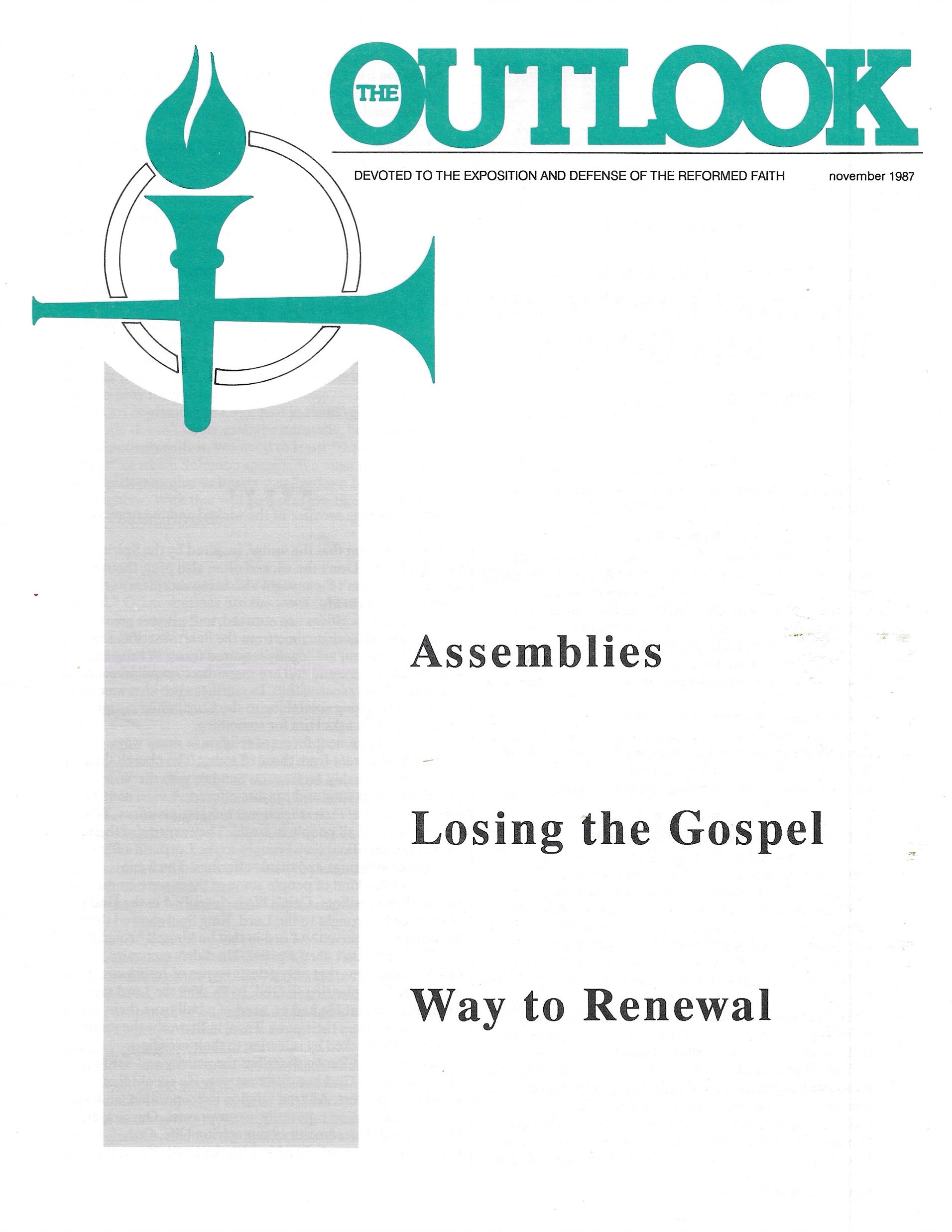 1987-10 November Outlook Digital - Volume 37, Issue 10