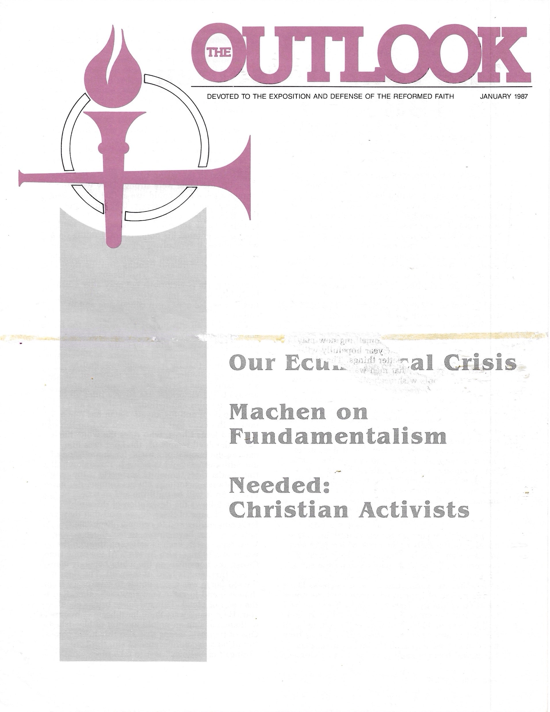 1987-01 January Outlook Digital - Volume 37, Issue 1