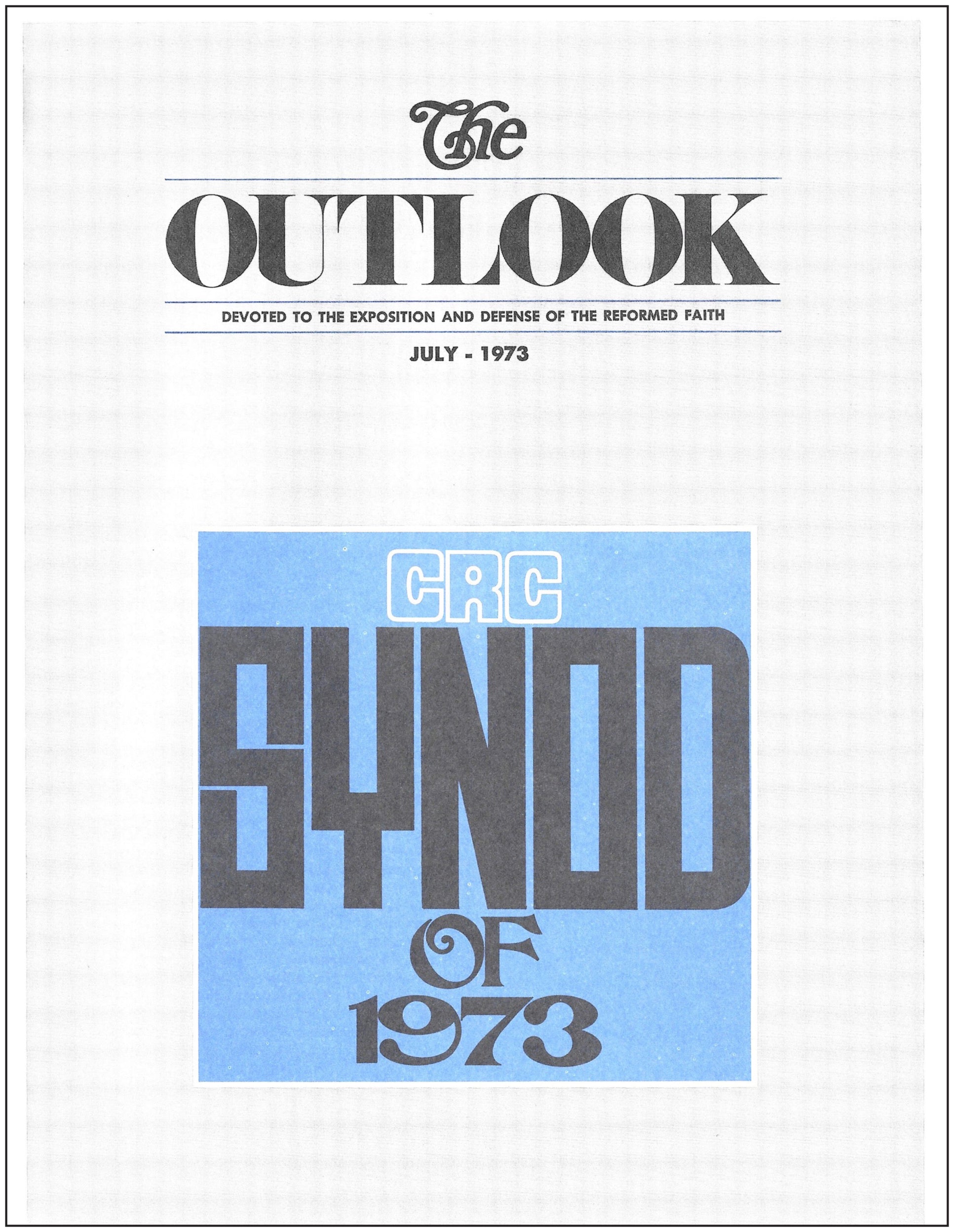 1973-07 July Outlook Digital - Volume 23, Issue 7