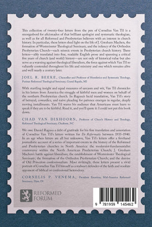 Letters from America: A Dutch Reformed Perspective on the Struggle for Orthodoxy in American Presbyterianism (1935–1940)