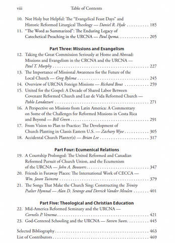 **PRE-ORDER** PER CASE: Roots Renewed: Perspectives on the United Reformed Churches in North America (After Thirty Years) (Copy)
