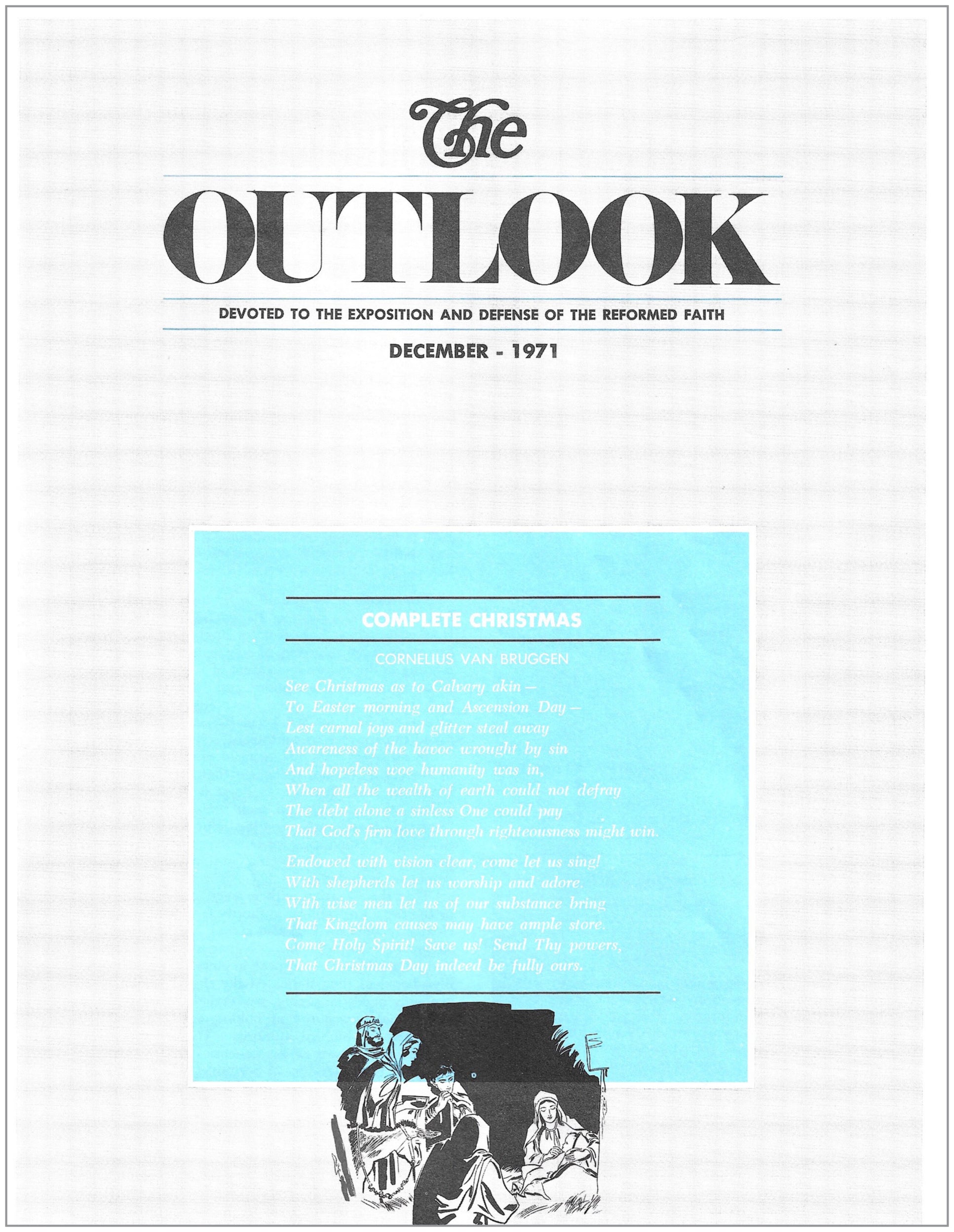 1971-12 December Outlook Digital - Volume 21, Issue 12