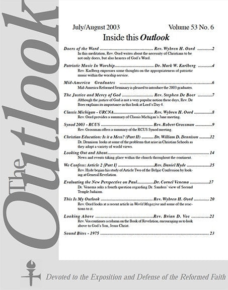 2003-07-JulAug Outlook Digital - Volume 53 Issue 7