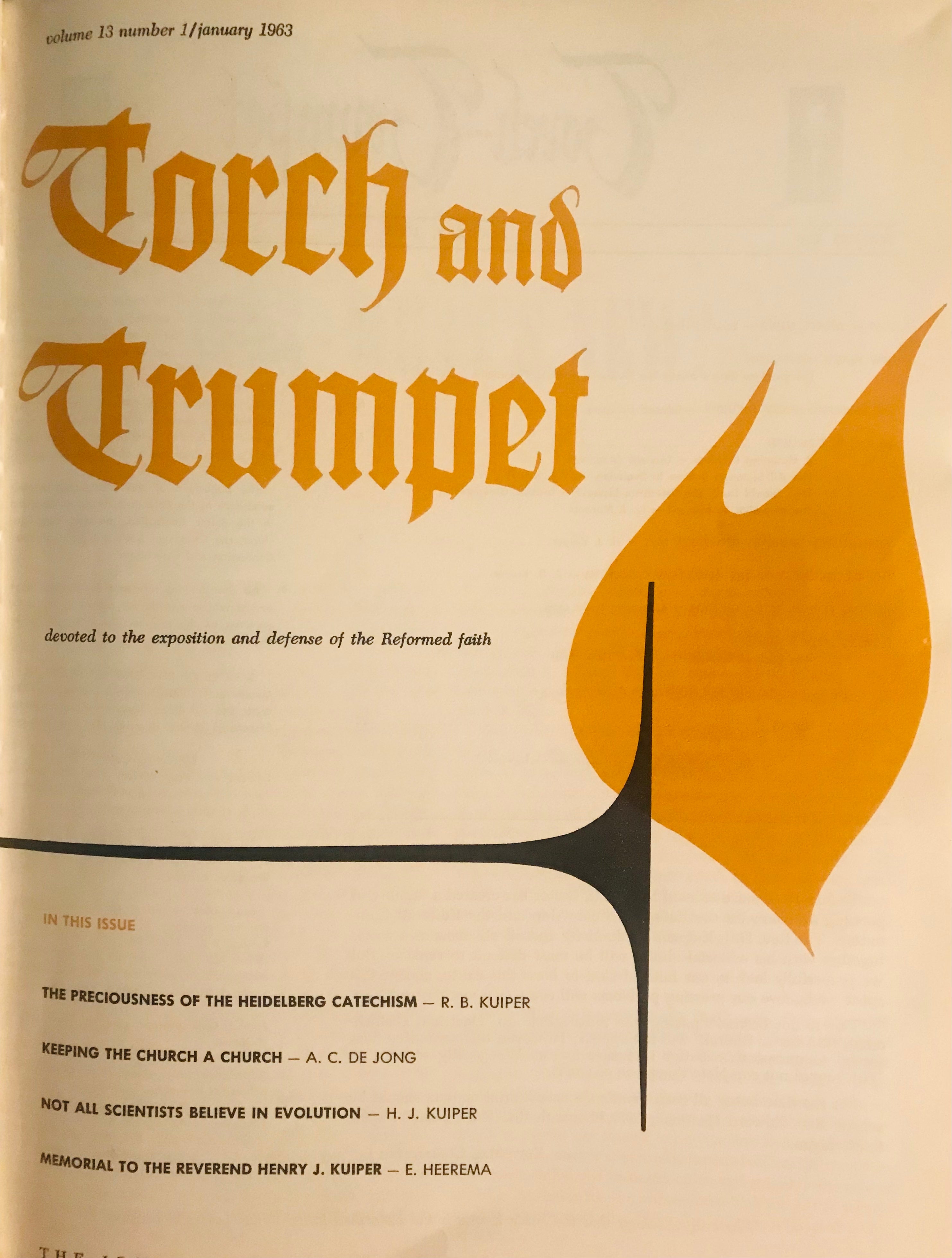 1963-01 January Torch Trumpet Digital - Volume 13, Issue 1