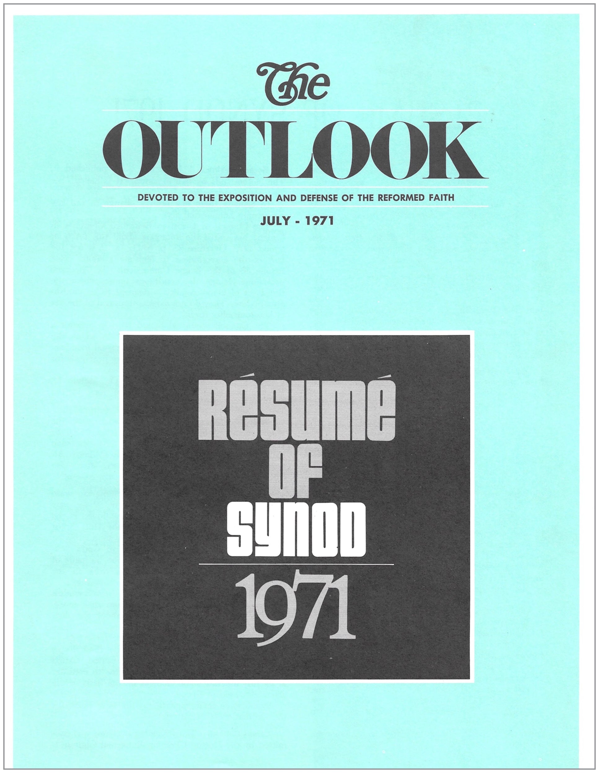 1971-07 July Outlook Digital - Volume 21, Issue 7