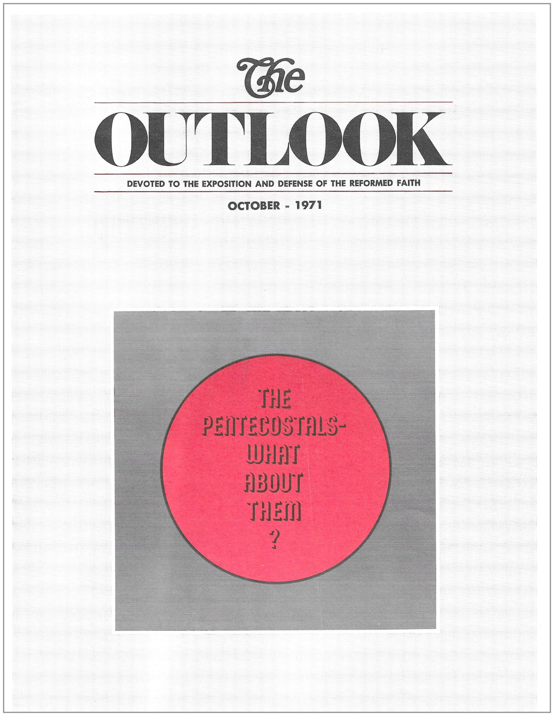 1971-10 October Outlook Digital - Volume 21, Issue 10